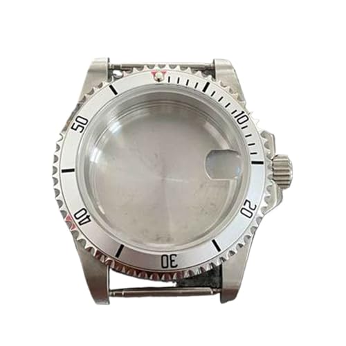 [X] 39.5mm XeXX`[ AeB[NP[X 120NbN Px[ g Tt@CA ~[ EHb`P[X Fit For NH35 NH36 NH34 [ugɓK(Silver)