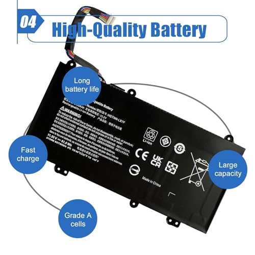 Image of 61.6Wh SG03XL Laptop Battery Replacement for HP Envy M7 17T-U100 Series