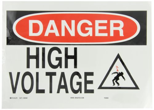 Panneau danger électrique Brady 60580 pour éviter les accidents en zone technique