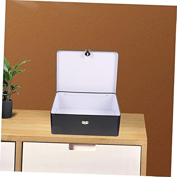 Zerodeko 4 Piezas Caja De Almacenamiento con Llave De Caja De Seguridad Caja Organizadora De Llaves Contenedores De Artículos De Tocador Caja De Baratija De Hojalata De Recuerdo