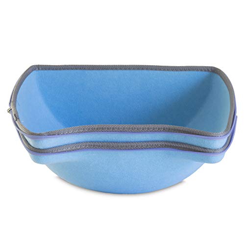 Furhaven Felt Cubby Cat Shaped Face Décor House Hideout - Light Blue, One Size #TOP4