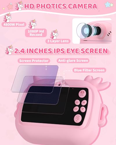 kids instant print camera