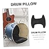UPKOCH Bass Drum Muffling Pillow Thickened Soundproof Cushion Drum Practice Mute Pad Absorbing Material Black #4