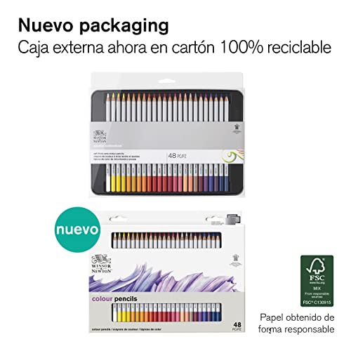 Lápices color x48 para difuminados suaves y mezclas de color sin saltos 2