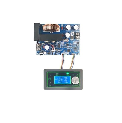 RYOZAI Régulateur Tension WZ5020L WZ5012L convertisseur abaisseur CC CC CC CV Module d'alimentation abaisseur 50V 20A 1000W Alimentation régulée à Tension réglable (Color : WZ5012L 12A 600W)