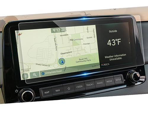 Protector de pantalla de vidrio templado para Hyundai Kona 2022 2023 y accesorio GPS