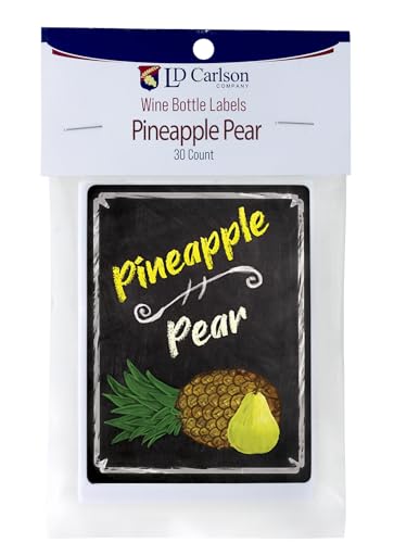 Pineapple Pear Wine Labels 30/Pack Mist Collection