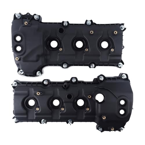 Image of FEIDKS 2PC Engine Valve Cover Kit with Gasket & Bolt Compatible with Ford Explorer 2011-2019, F-150 2011-2012, Mustang, Taurus, Edge, V6 3.5L 3.7L, Replace # BR3Z6582G BR3Z6582R (Right+Left)