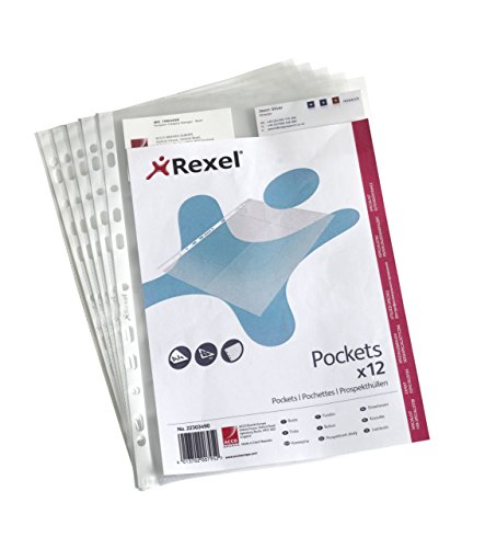 Preisvergleich Produktbild Rexel 22303490 (A4 Visitenkartenhülle 12 Stück) klar