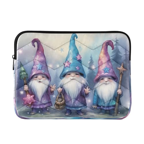 Funda para portátil 13-14 pulgadas con diseño de gnomos miniatura 1