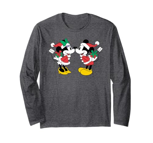 Haut Disney Holiday Mouse de qualité supérieure à manches longues
