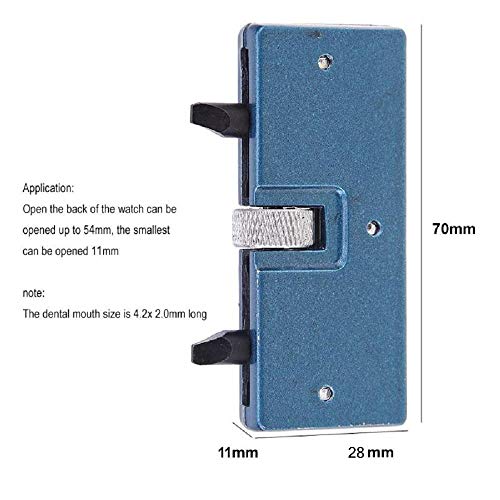 Acfun TP18 Professional Watch Back Remover Tool, Metal Adjustable Watch Back Case Opener Closer Remover Repair Screw Wrench Repair Kit Watchmaker Holder Tool Watchmaker Accessories thumb #3