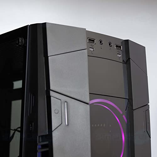 Boîtier ordinateur gamer pour éviter la surchauffe avec 3 ventilateurs RVB et télécommande - 2