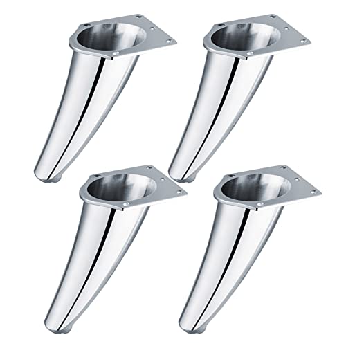 Pieds de meubles Feng Shui en métal, lot de 4 pieds de table avec vis pour DIY
