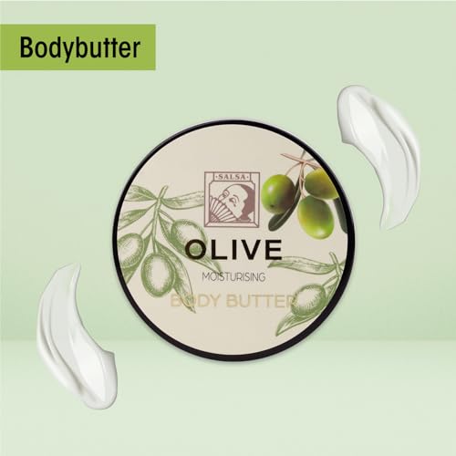 Accentra – Duschset Frauen Geschenkset OLIVE in schöner Geschenkbox, 4-teiliges Pflegeset mit Duschgel, Bodylotion, Körperbutter und Netzschwamm – Wellness Geschenk Set zum Geburtstag & Valentinstag – Bild 6