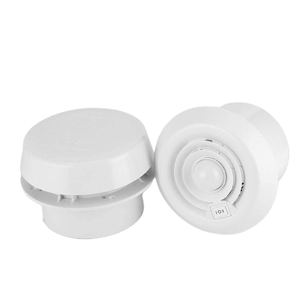 Wentylacja dachowa RV, wentylator dachowy 12V 5000R/min LED kratka wentylacyjna sufitowa okrągła do przyczep kempingowych