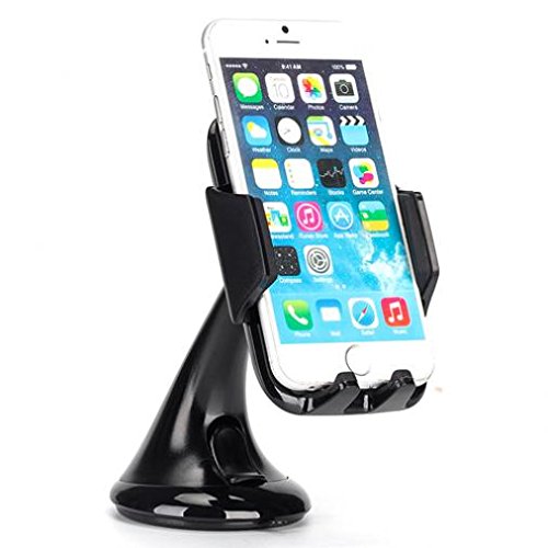 Premium Car Mount Holder Windshield Dash Cradle Stand Window Glass Swivel Dock Strong Suction for Simple Mobile Samsung Galaxy J3 Luna Pro - Simple Mobile Samsung Galaxy J7 Sky Pro