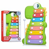Xilofone Infantil Colorido Instrumento Musical Brinquedo Educativo Sensorial Coordenação