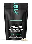 L-Theanine 400mg from Green Tea - 90 Vegan Capsules - Amino Acid Supplement – Resealable and Recyclable Pouch by Alpha01