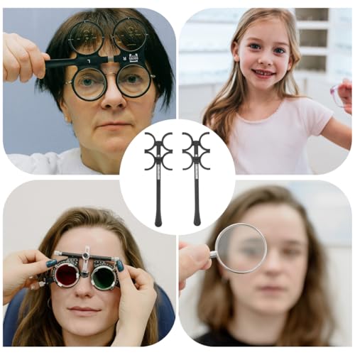 Image of Hemoton Optical Flipping Tool Glasses Accessories 2Pcs Eye Care Tools for Optometry Lens Testing and Adjustment 8.46X2.55X0.31In