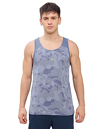 Image of TECHNOSPORT Mens Crew Neck Gym Vest