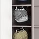 Vueinrg 2 Stück Ausziehbare Kleiderstange Schrank Ausziehbar 25cm Schrankstange Ausziehbar Kleiderschrank Stange Verstellbare Kleiderbügelhalter Teleskop für Schränke und Lagerbereiche (Silber)