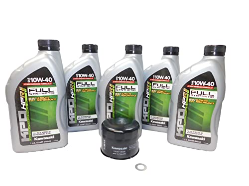 2015-2022 Kawasaki Ninja H2 ZX1000 OEM Full Synthetic Oil Change Kit KAW118