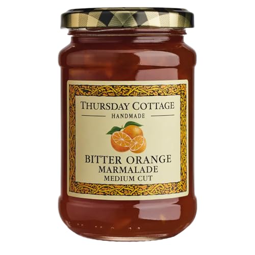 Thursday Cottage Bitter Orange Marmalade 1x340g, Medium Cut Seville Orange Marmalade, Hand Filled...