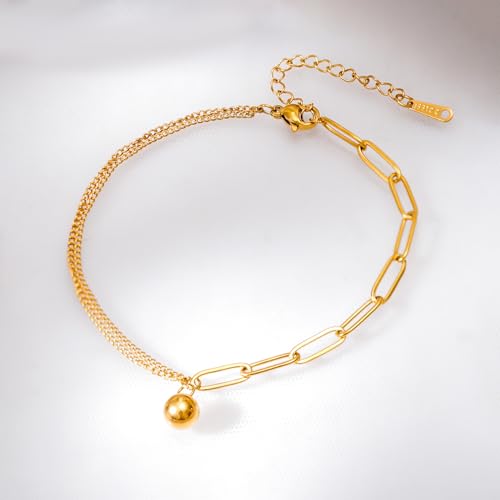 Image of Rubans Oxidised Anklets Jewellery Gift for Women & Girls | Kundan Ethnic Traditional