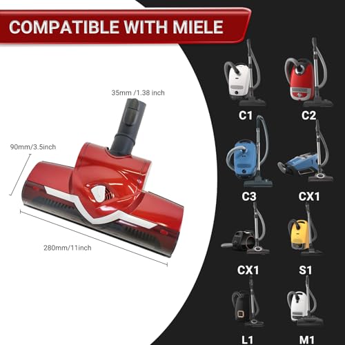 Brosse Miele Powerhead compatible tapis brosse haute vitesse C1 C2 C3