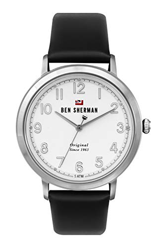 Ben Sherman Hommes Analogique Quartz Montre avec Bracelet en Cuir WBS113B Cover