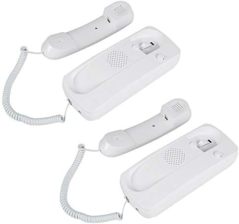 Jadeshay Intercom Doorphone - Intercom System Hosmart Two Way Intercom Doorphone Audio Villa Home Office Non-visual Interphone