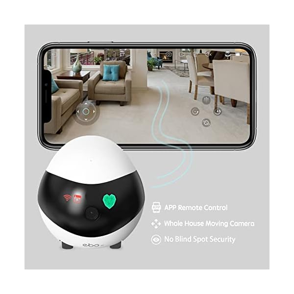 Enabot-Home-Security-Pet-Camera-Move-Freely-Self-Charging-Robotic-Camera-with-Video-Night-Vision-Motion-Detection-Wireless-Companion-Robot-for-Pets-Elderly-Baby-APP-Remote-Control Wireless Companion Robot for Pets