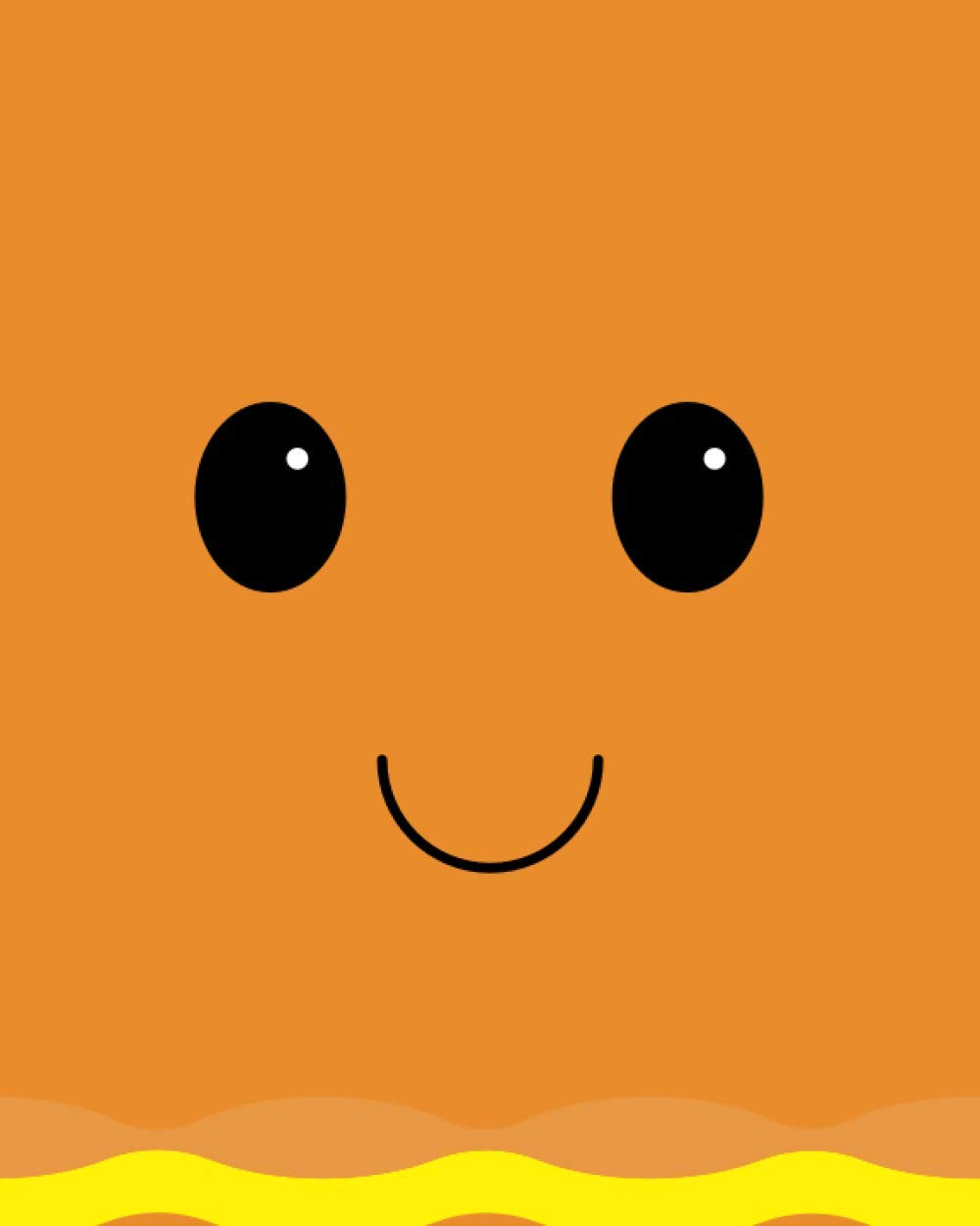 Lined journal and Sketch Book: Reversible flip cover with funny expression themed characters for kids and teens, 150 pages 8x10 inches.