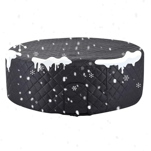 Cubierta | Tapa de bajo consumo | Protección plegable para spas inflables | Para 144 cm inflable Spa Exterior Jardín Terraza
