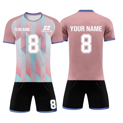 Camiseta Personalizada Camisetas De Futbol Niño Personalizada Camiseta Futbol Hombre De Futbol Personalizar Camiseta De Fútbol Ropa Futbol Infantil/Adulto Camiseta De Entrenamiento Deportivo