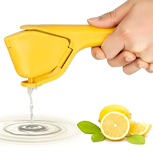 Lemon Squeezer, Lemon Juicer Hand Lime Squeezer, Nicehelper Large Manual Citrus Press That Folds Flat for Space, Ergonomic Design with Sideways Pivot, Easy to Use, for Lemon, Lime, Cirtus, Fruit