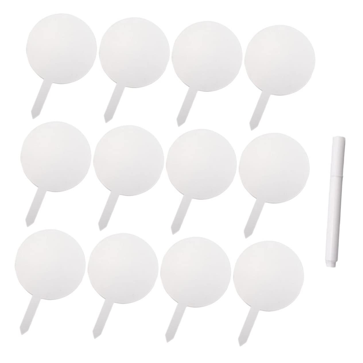 Yardwe 36stücke Pflanzenschilder Aus Acryl Praktische Gartenetiketten Zur Kennzeichnung Von Blumen Töpfen Und Pflanzen Mit Wiederbeschreibbarem Stift Für Einfache Identifikation Und