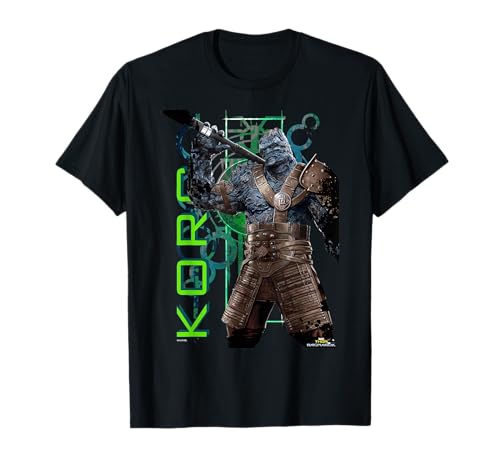 T-shirt Thor Ragnarok Korg en coton doux anti-déformation Marvel