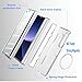 MSOTES for Galaxy Z Fold 7 Case Compatible with MagSafe, Bulit-in 9H Screen Protector & Spring Hinge Protection Anti-Yellowing Strong Magnetic Slim Thin Phone Cover for Samsung Galaxy Z Fold7 (Clear)