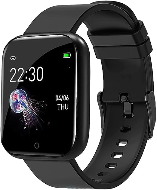Image of Smart Watch Id-116 Bluetooth Smartwatch Wireless Fitness Band Watch for Boys, Girls, Men, Women & Kids | Sports Smart Watch for All Smart Phones I Heart Rate and spo2 Monitor - Black NId-116-10