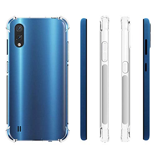 Image of COVERBLACK Silicone Back Cover for Samsung Galaxy A01 / Samsung Galaxy M01 - Transparent