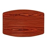 [Construction en bois massif de qualité supérieure] Fabriqué à partir de bois massif fini à la vapeur, ce plateau de table offre une durabilité et une longévité inégalées.la finition brillante et ignifuge résiste aux rayures et à l'usure tout en conservant sa riche texture de bois brun pendant des années.Découvrez le mélange parfait de beauté naturelle et de fonctionnalité pratique dans votre espace.