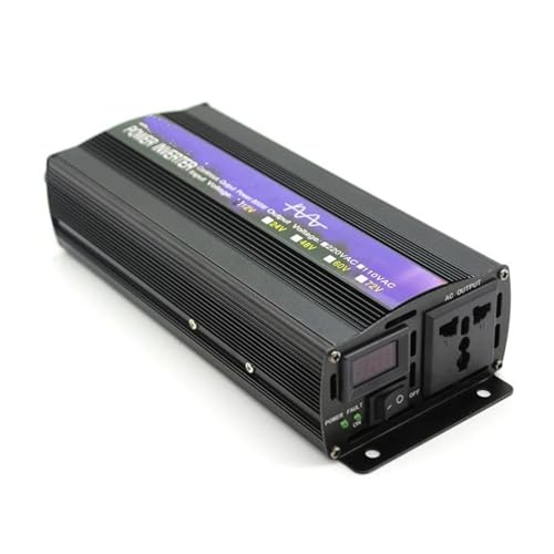 Onduleur 24V 220V à affichage LED convertisseur de tension 1600W pur sinus