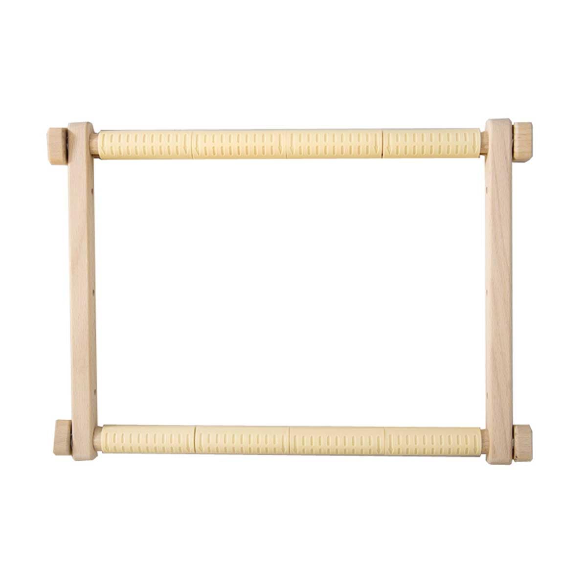 Pinocchio - Soporte de mesa para bordar (con o sin marco, ajustable), madera, marrón, 20x24 cm