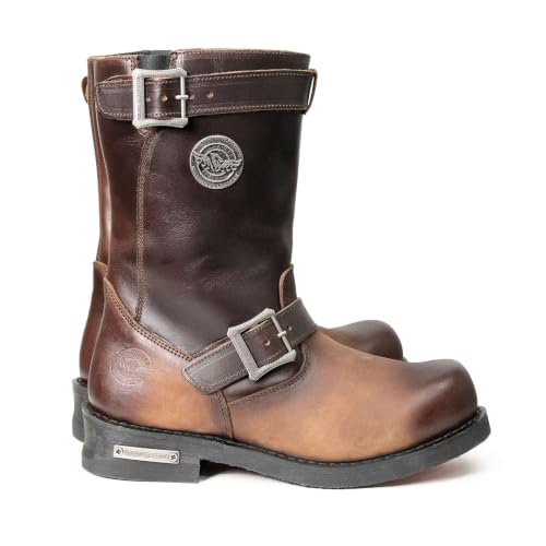 Image of Milwaukee Leather Men's Classic Leather Engineer Motorcycle Biker Boots | Premium Material, Round Toe, Rider Ready, Durable Everyday Wear