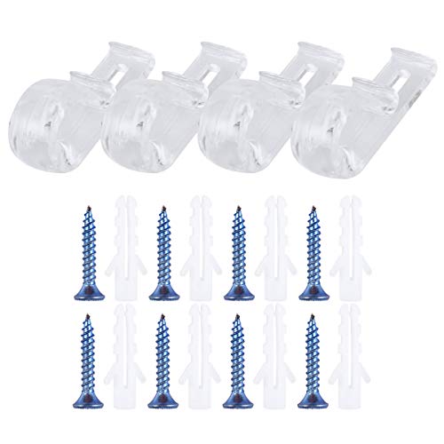 1 Set Blinds Roller Curtain Plastic Clip Hook Screws for Vertical Blinds Control