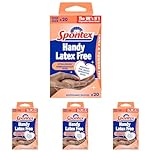 Spontex 20 Handy Latex Free Disposable Gloves (Pack of 4)