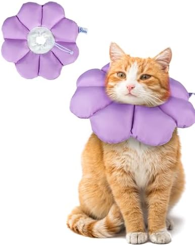 ANWA Cat Cone Collar Soft, Waterproof Cat Recovery Collar, Adjust...