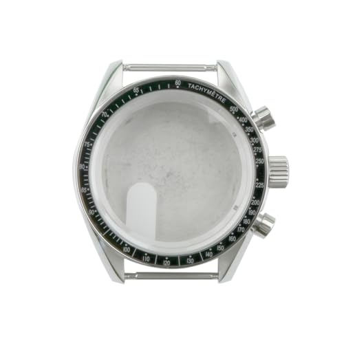 40 mm VK63 case watch PE50 case VK68 VK83 VK67 VK73 watch stainless steel case suitable for metal case for moonswatch case Black for VK movement